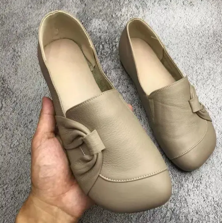 Chloe - Casual Women's Orthopedic Loafers with Knot Bow Detail