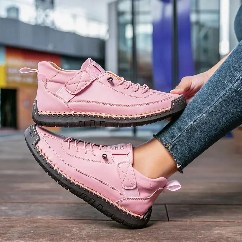 Daisy - Casual Women's Comfort Trainers with Lace-Up Closure and Cushioned Sole