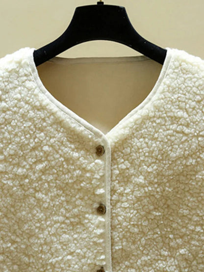 Emily - Women's Wool Style Bodywarmer for Autumn with Patch Pockets