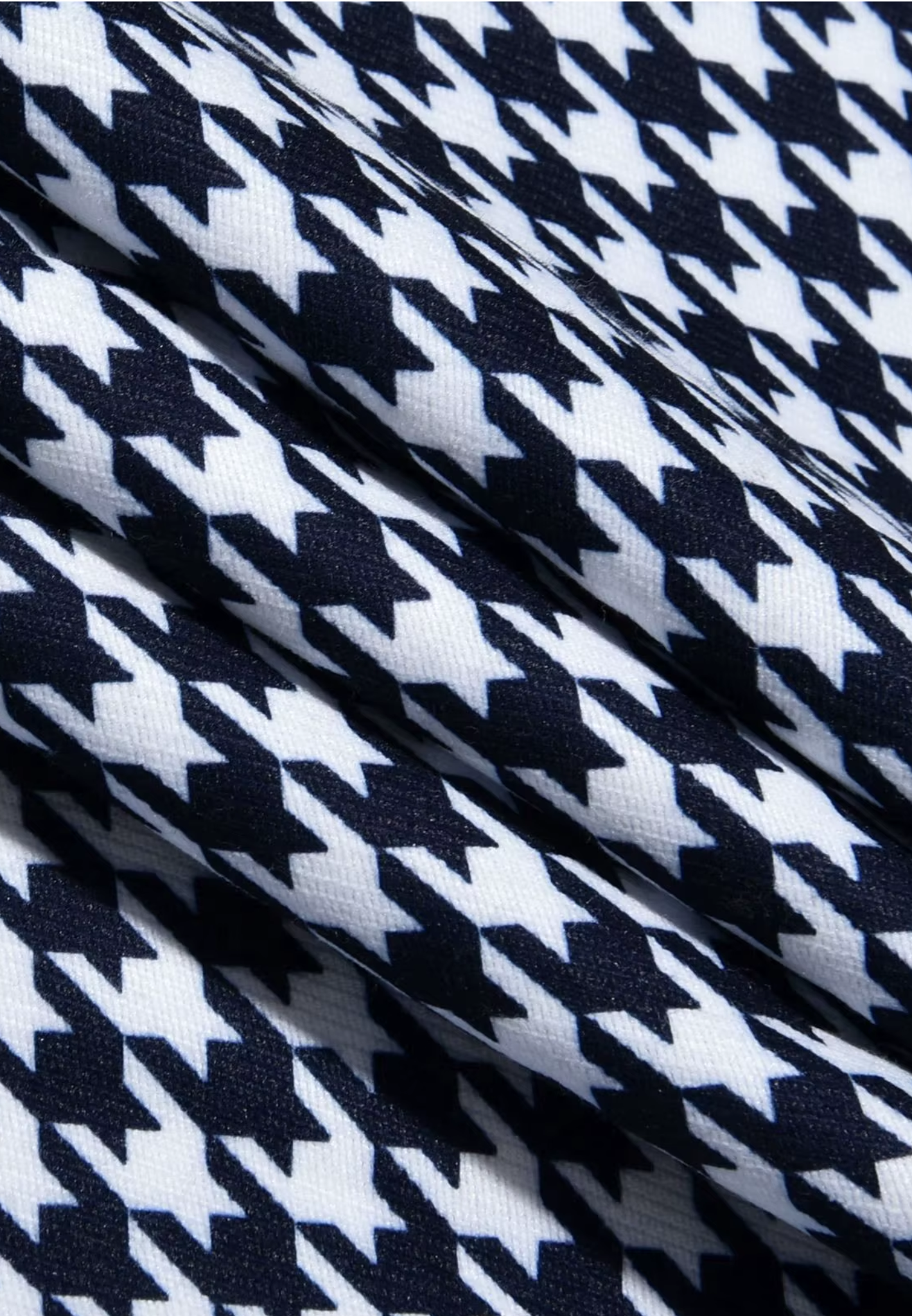 Hannah - Women's Wool Style Blazer for Autumn with Houndstooth Check Print