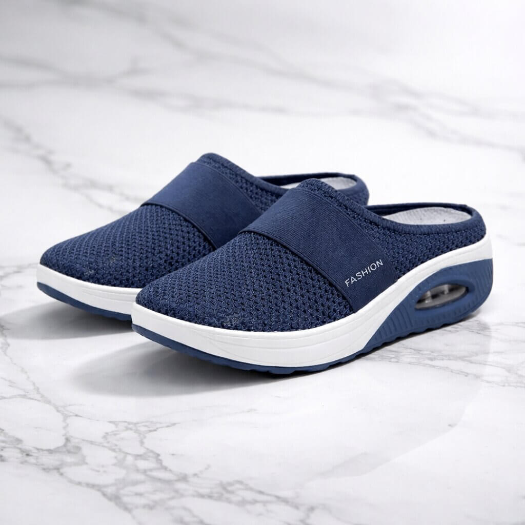 Lily - Casual Women's Orthopedic Slip On Shoes with Elastic Strap and Air Cushion Sole