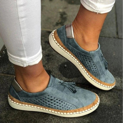 Poppy - Casual Women's Comfort Trainers with Tassel Detail and Breathable Upper