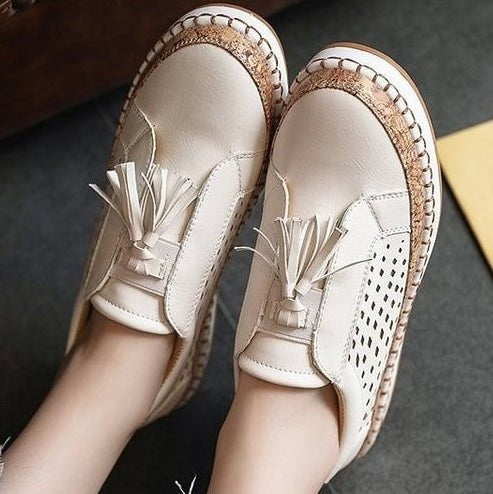 Poppy - Casual Women's Comfort Trainers with Tassel Detail and Breathable Upper